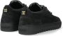 Mason Garments Zwarte Suede Sneakers met Gouden Accents Black Heren - Thumbnail 6