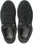 Mason Garments Zwarte Suede Sneakers met Gouden Accents Black Heren - Thumbnail 7
