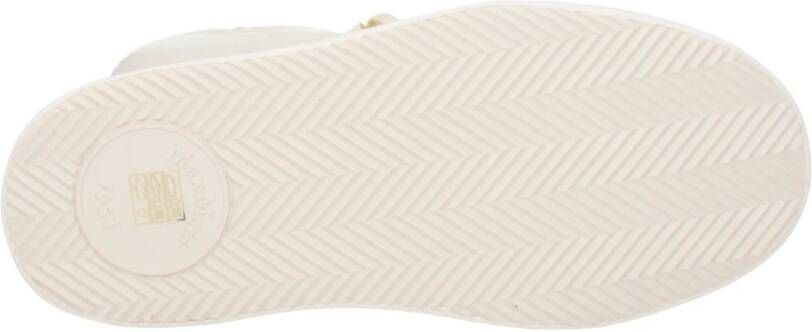 Max Mara Beige Stof Veters Wiglaarzen