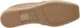 Max Mara Bruine leren espadrilles met logo - Thumbnail 2