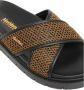 Max Mara Bruine Party Sandalen met Gekruiste Bandjes - Thumbnail 2