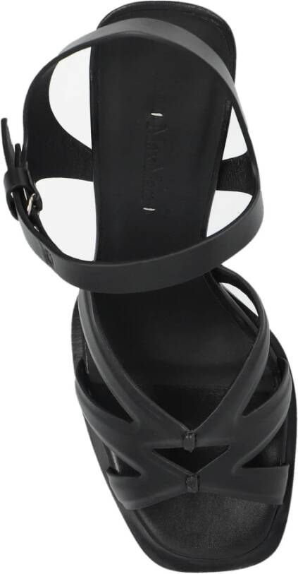 Max Mara Dubbele hoge sandalen met hak