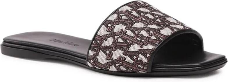 Max Mara Logo Slides voor vrouwen Multicolor Dames