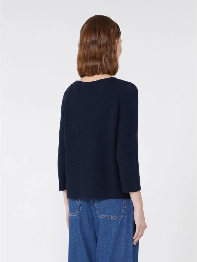 Max Mara Katoenen Boothals Raglanmouw Trui