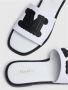 Max Mara Katoenen en leren slippers - Thumbnail 2