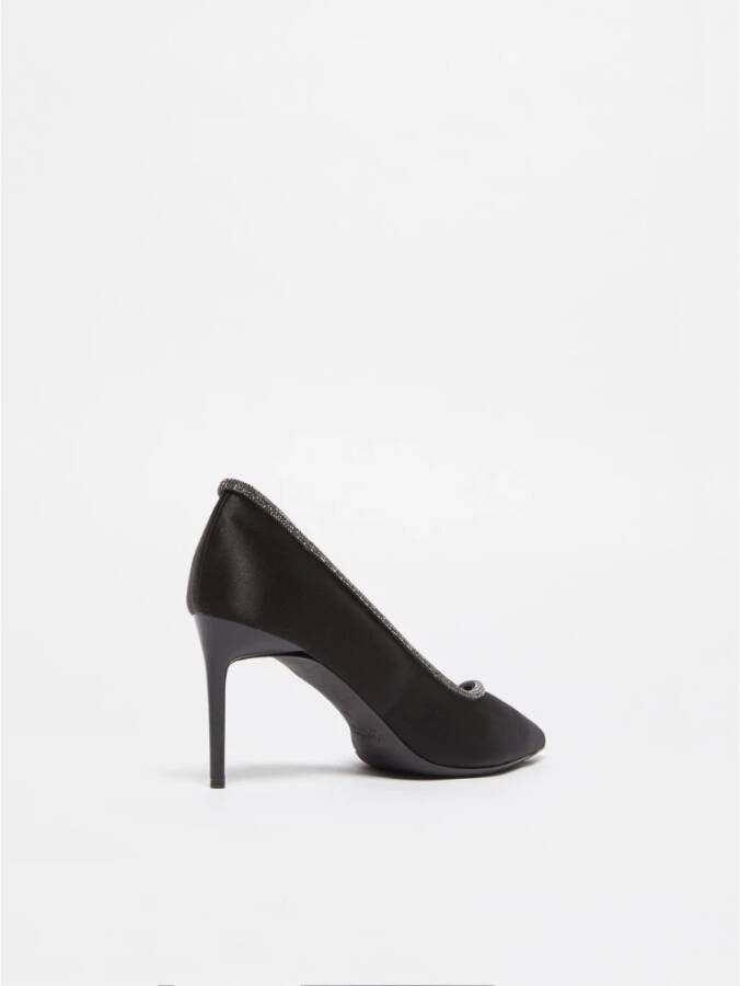 Max Mara Kristal Pomp Schoenen Elegant Ontwerp Black Dames