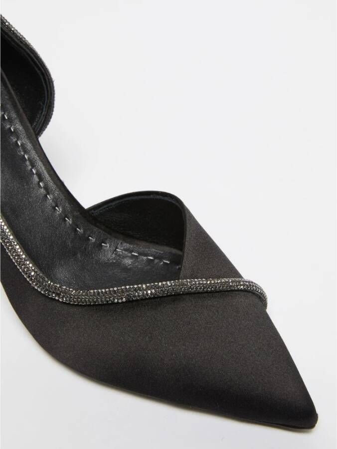 Max Mara Kristal Pomp Schoenen Elegant Ontwerp Black Dames