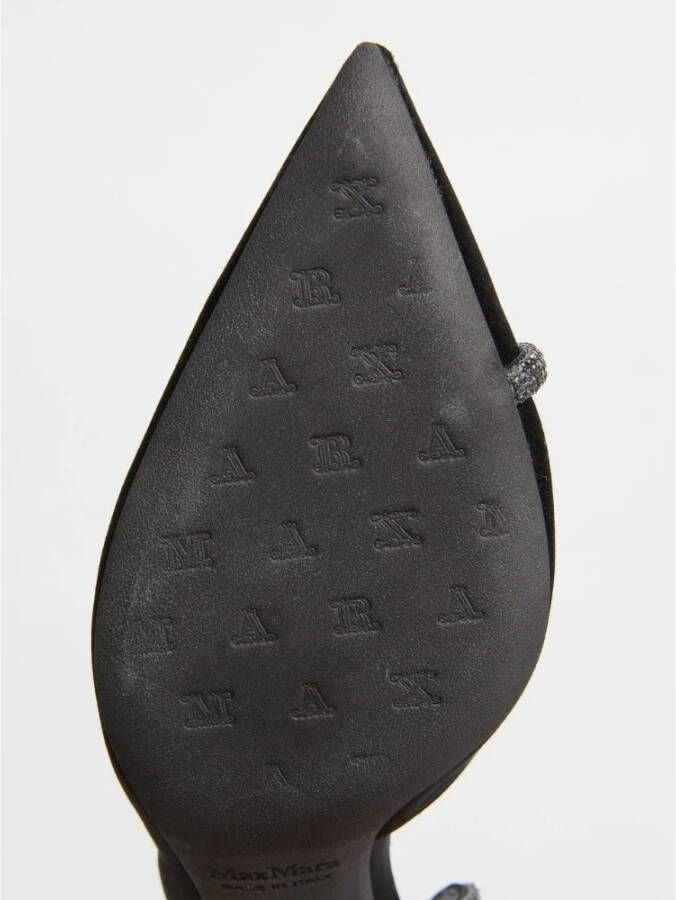 Max Mara Kristal Pomp Schoenen Elegant Ontwerp Black Dames