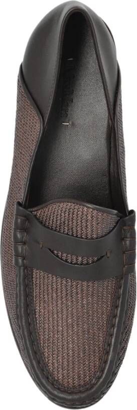 Max Mara Leren schoenen Strawloafer