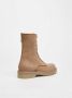 Max Mara Luxe Militaire Stijl Ritslaarzen Beige Dames - Thumbnail 4