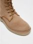 Max Mara Luxe Militaire Stijl Ritslaarzen Beige Dames - Thumbnail 5