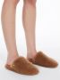 Max Mara Luxe Teddy Pantoffels met Zijde Beige Dames - Thumbnail 6
