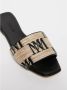 Max Mara Slippers met Logo Detail Beige Dames - Thumbnail 6