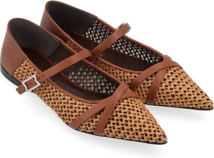 Max Mara Stijlvolle Wovenflat Damesschoenen