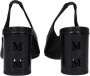 Max Mara Zwarte leren hoge hakken pumps - Thumbnail 2