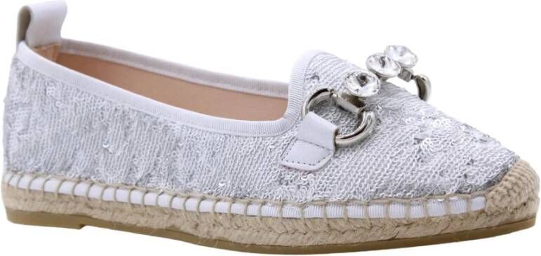 Maypol Stijlvolle Zomer Espadrilles White Dames