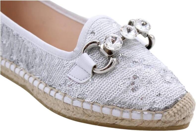 Maypol Stijlvolle Zomer Espadrilles White Dames