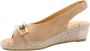 Maypol Stijlvolle Espadrille Sleehakken Brown Dames - Thumbnail 20