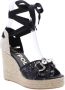 Maypol Verhoog je stijl met Spree Wedge Heels Black Dames - Thumbnail 17