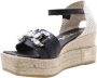 Maypol Verhoog je stijl met Spree Wedge Heels Black Dames - Thumbnail 11