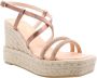 Maypol Stijlvolle Wedge Sandalen voor Trendy Vrouwen Pink Dames - Thumbnail 10