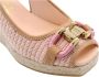 Maypol Stijlvolle Wedge Sandalen voor Trendy Vrouwen Pink Dames - Thumbnail 8