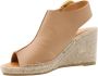 Maypol Stijlvolle Espadrille Sleehakken Brown Dames - Thumbnail 11