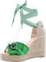 Maypol Wurm Espadrille Green Dames - Thumbnail 11