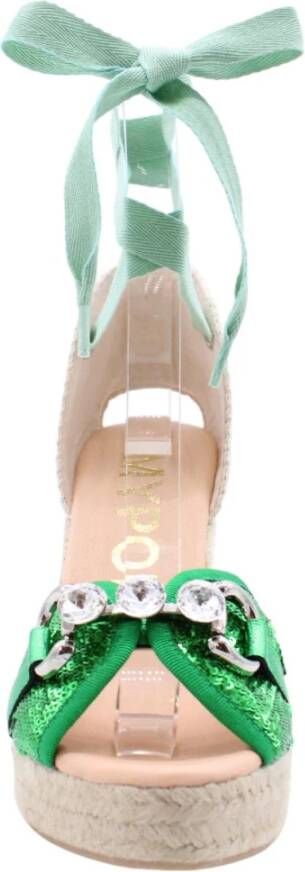 Maypol Wurm Wedge Heels Green Dames