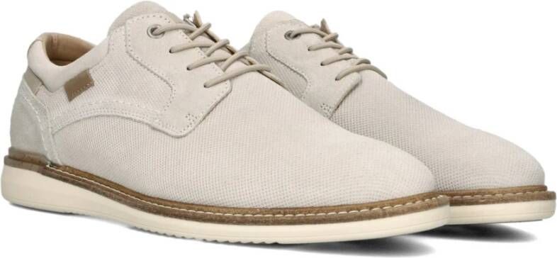 Mazzeltov Beige Suède Heren Sneakers Viena