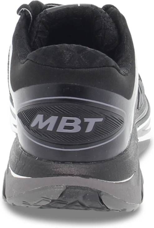 MBT Zwarte en Grijze Stoffen Sneakers Gtc-2000 Lace UP Running M Zwart Heren