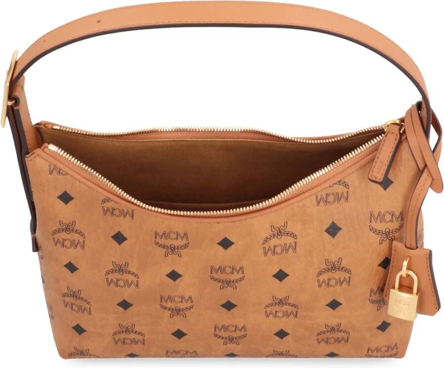 MCM Eco-leren Hobo Tas met Slot