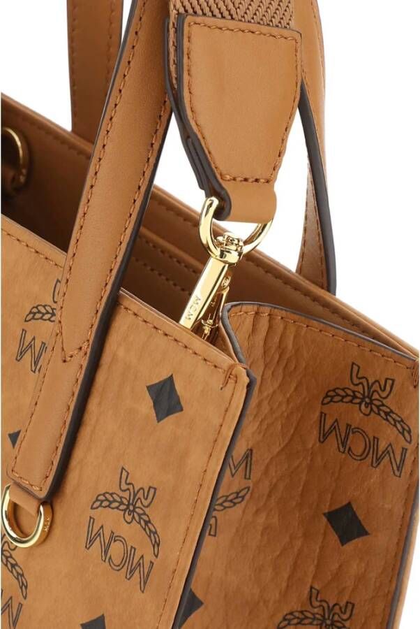 MCM Gedrukte canvas boodschappentas