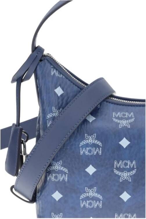 MCM Hobo Schoudertas met Hangslot Detail