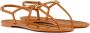 MCM Rubberen sandalen met monogram Brown Dames - Thumbnail 2