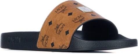 MCM Comfortabele Sliders voor Vrouwen Bruin Dames