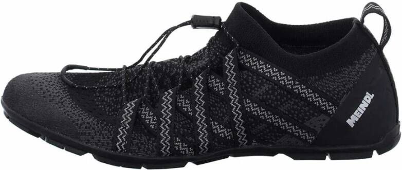 Meindl Zwarte Veterschoenen Black Dames