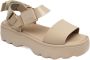 Melissa Beige Flatform Sandalen Kick Off AD Beige Dames - Thumbnail 2