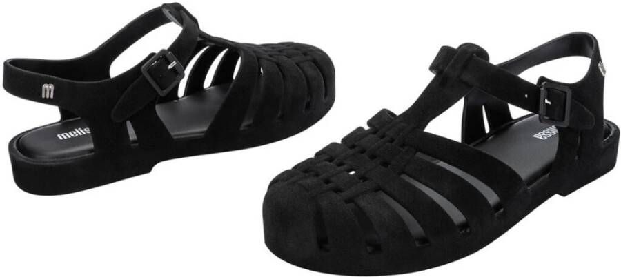 Melissa Platte Sandalen Stijl 33863 Black Dames