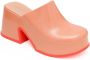 Melissa Bruine contrastzool muiltjes Mia AD Brown Dames - Thumbnail 2