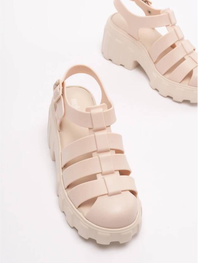 Melissa Flat Sandals Beige Dames