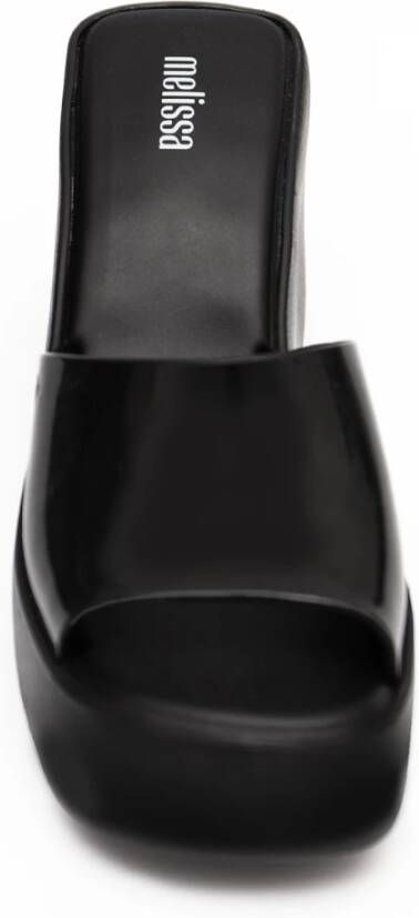 Melissa Posh AD Zwarte Platform Muiltjes Black Dames