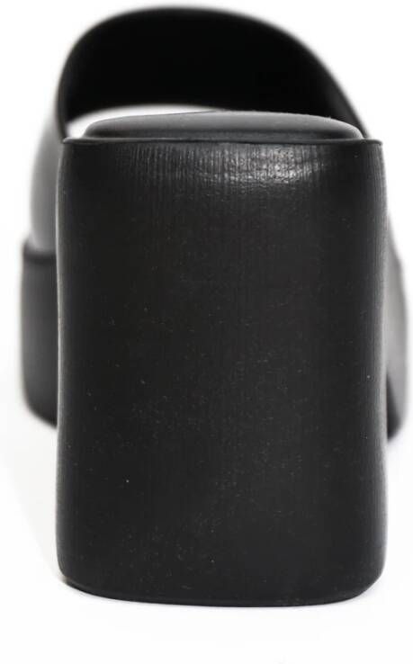 Melissa Posh AD Zwarte Platform Muiltjes Black Dames