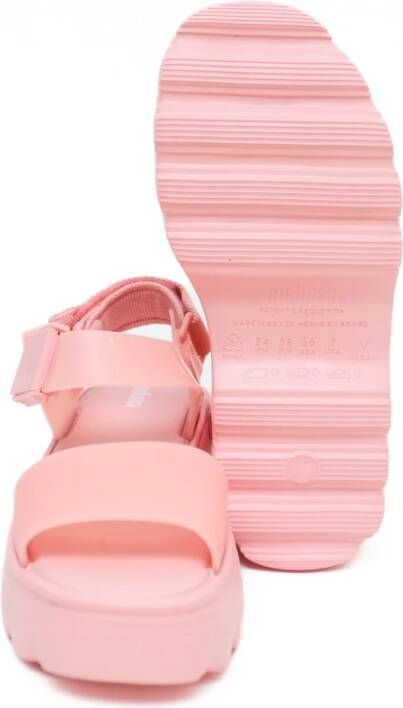 Melissa Roze Flatform Sandalen Kick Off AD Pink Dames