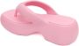 Melissa Roze Fuzzy AD Flatform Sandalen Pink Dames - Thumbnail 4