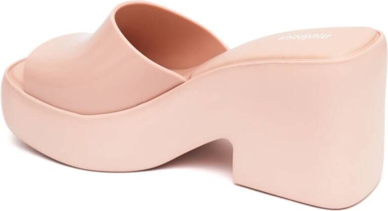 Melissa Roze Platform Mules Posh AD Stijl Pink Dames