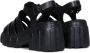 Melissa Zwarte Fisherman Style Sleehak Sandalen Black Dames - Thumbnail 5