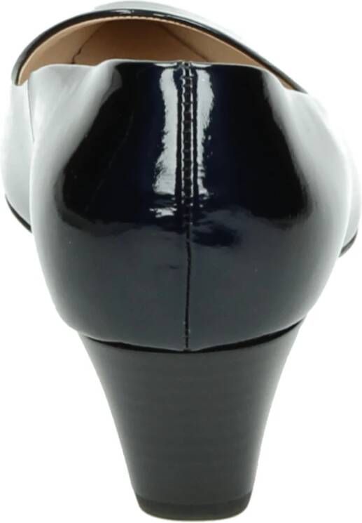 Melluso Blauwe Leren Pumps met G Breedte
