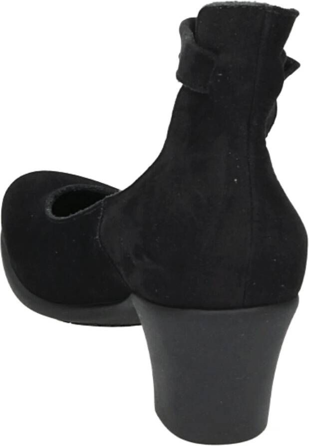 Melluso Zwarte leren pumps