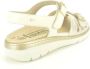 Mephisto Beige Goud Sandaal met Velcro Band - Thumbnail 2